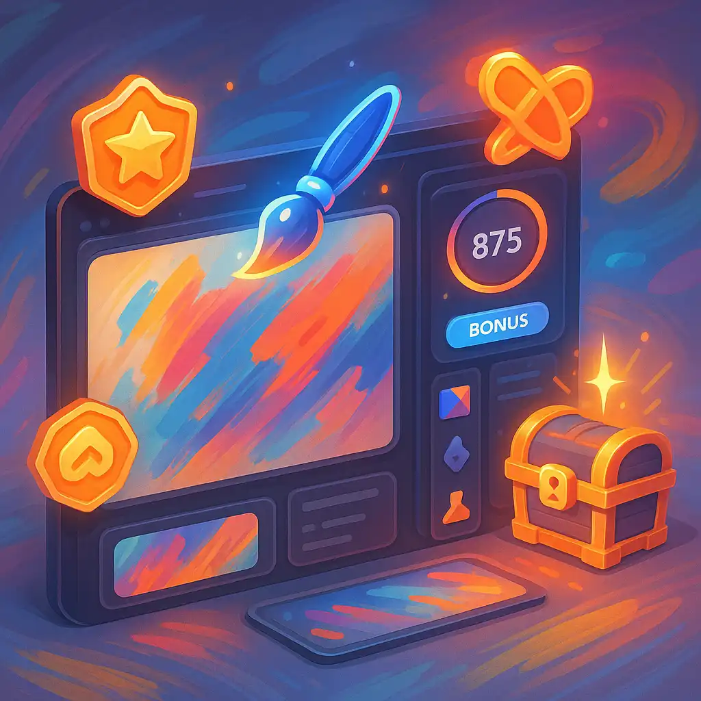 Belønningsdesign der tænder kreativiteten