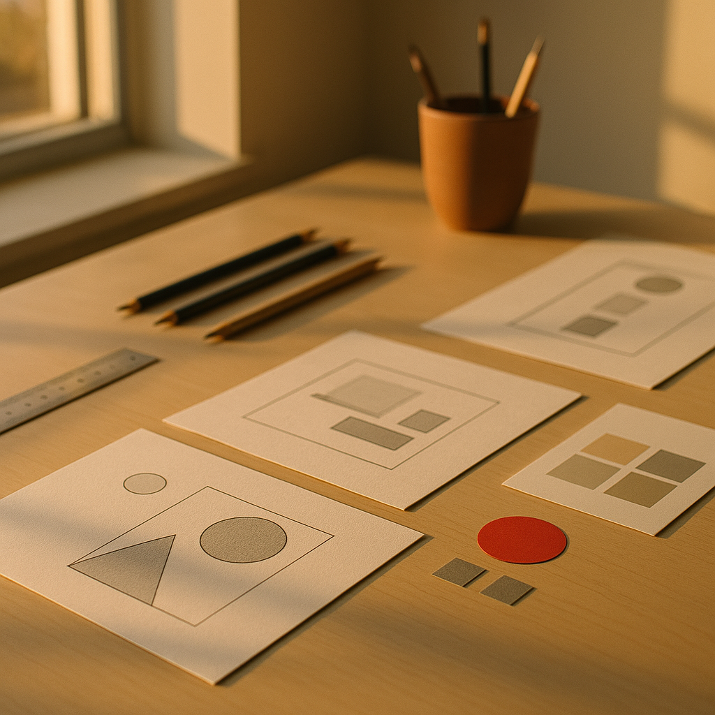 Komposition der fænger: balance, rytme og fokus